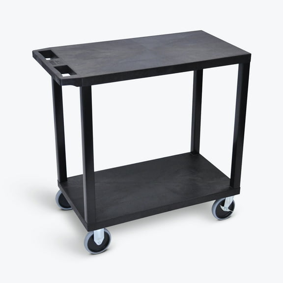 FSE 373-EC22HD-B 32" x 18" Cart - Two Flat Shelves