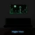 thumbnail image 2 of Startonight 3D Mural Wall Art Photo Decor Window Moon on the City Amazing Dual View Surprise Medium 32.28 inch By 59.06 inch Wall Mural Wallpaper for Bedroom Urban Collection Wall Paper Art, 2 of 4