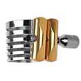 thumbnail image 1 of Sax Ligature, Saxophone Ligature Hand Crafted Stainless Steel Decorative Simple Installation Metal Binding  For DIY, 1 of 7