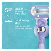 Venus Deluxe Smooth Swirl Womens Razor Blade Refills, 4 count