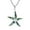 Other, variant on Charming Stella Maris Green Malachite Sterling Silver Starfish Necklace