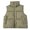 Green XL, variant on Winter Women Vest Coat Thickened Padded Zipper Closure Stand-up Collar Sleeveless Solid Color Winproof Heat Retention Outdoor Down Coat