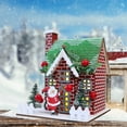 thumbnail image 6 of Qwtwty Home Decor Christmas Wooden House Ornaments Indoor Miniature Decorations Christmas Decorations Window Displays, 6 of 6