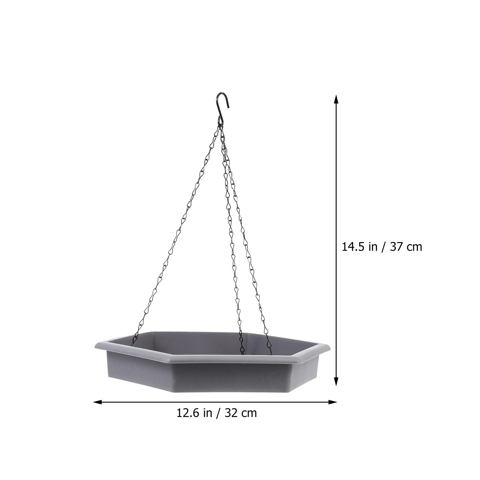 1 Set Hanging Bird Feeder Trays Garden Wild Bird Feeding Plates Birds