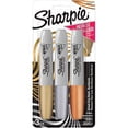 thumbnail image 1 of Sharpie Metallic Permanent Markers, Chisel Tip, Assorted Colors, 3 Count, 1 of 3