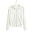 thumbnail image 5 of Zormilly Zip Up Hoodie Women Long Sleeve Knit Sweaters Hoodies Fashion Casual Soft Winter Warm Jacket, S-2XL, 5 of 6