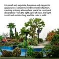 thumbnail image 4 of Wweixi Model Railway Lamp DIY Miniature Lamppost Train Building Layout Lightweight Post Street Lights Yard Landscape Decorations Green（1:150）（Warm）, 4 of 6