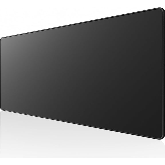 PLERISE Large Gaming Mouse Pad Desk Mat, Micro-Weave Cloth, Non-Slip Rubber Base, Stitched Edges, Water-Resistant, for Gamer Office Home, 31.5x11.8 Inch