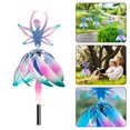thumbnail image 4 of Fairy Ballerina Wind Spinner, Whimsical Creative Flower Fairy Elf Spinning Gradient Plastic Windmill Esculturas Angel Wind Chime Con Estaca De Metal Para Jardín Césped Patio Adornos Al Aire Libre Muyoka Hogar, 4 of 7