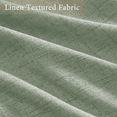 thumbnail image 3 of NICETOWN Sage Green Pinch Pleated Linen Curtains, Semi Sheer Linen Blended Light Filtering Curtains Pinch Pleat Privacy Drapes with Hooks for Bedroom Living Room, 40"x84", 2 Panels, 3 of 8
