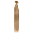 thumbnail image 2 of MY-LADY 100S Nail U Tip Fusion 100% Remy Human Hair Extensions Keratin Pre Bonded Hairpiece Straight 0.5g/s, #27 Dark Blonde, 22inch, 2 of 10