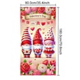 thumbnail image 2 of Dwarf Valentine's Day Atmosphere Arrangement Door Banner Door Cover Banner Hanging Cloth Background Cloth, 2 of 2