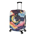 thumbnail image 2 of HELLHERO Moonlit Angling Luggage Cover Dustproof Bottom Zipper Polyester Spandex Baggage Protective Sleeve for Travel Airport, 2 of 7