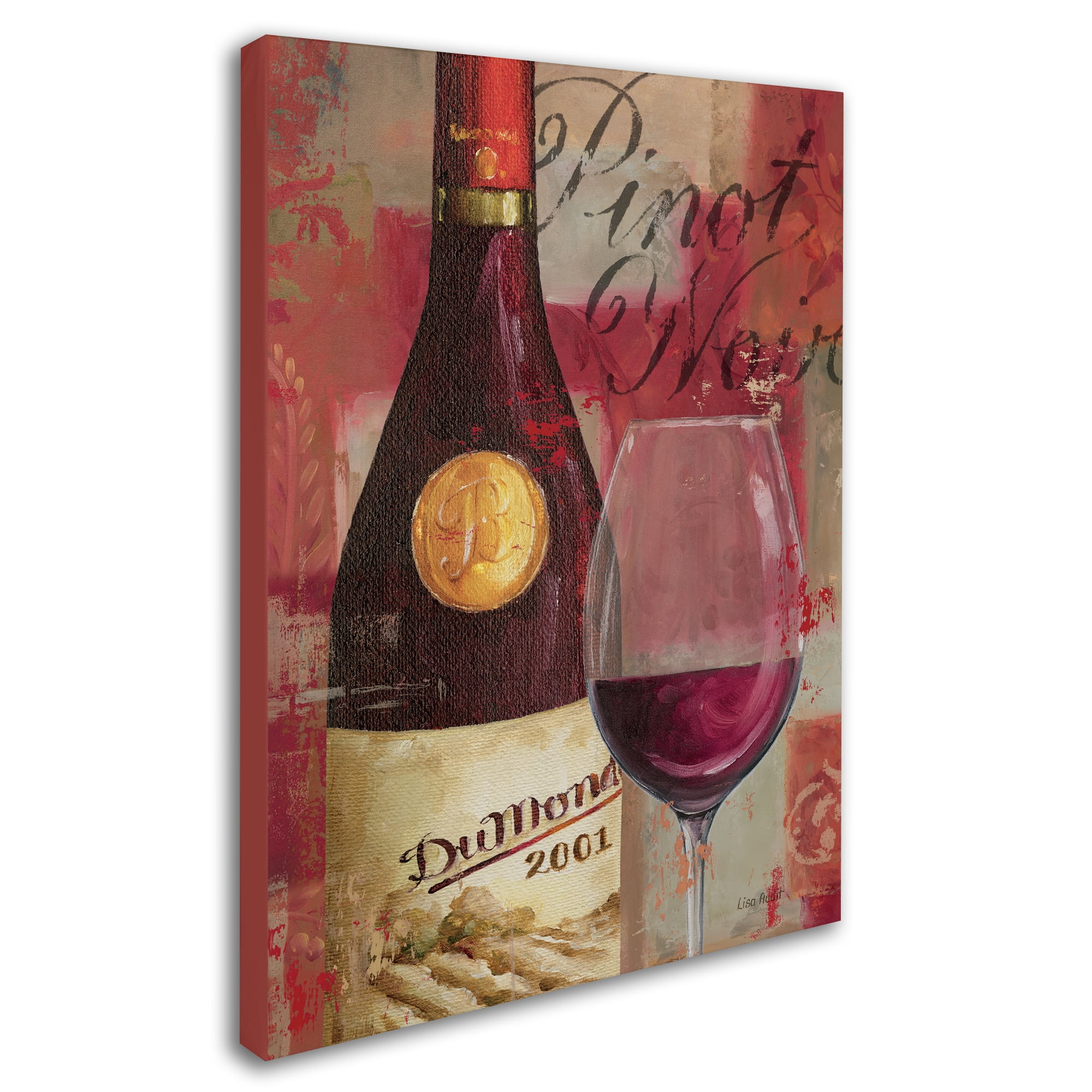 Trademark Fine Art "Vin Abstract I" Canvas Art by Lisa Audit