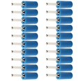 thumbnail image 1 of Enchufes Tipo Banana, 20 Piezas Conector Tipo Banana Macho Pasadores Rectos De Transmisión De Señal A Prueba De Agua Latón Niquelado Para Conexión ANGGREK Otros, 1 of 8