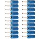 thumbnail image 2 of Juego de accesorios de conector impermeable macho de latón niquelado de 2mm con conector Banana de 20 piezas Kit azul, 2 of 9