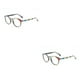 thumbnail image 2 of Gafas redondas ligeras y de moda Minnieouse para mujer gafas negras de arcoíris montura de cristal IS031C9 2Conjunto, 2 of 6