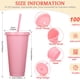 thumbnail image 4 of Vaso Honeydak de plástico de 700 a 800 ml, 100 unidades, con pajita y tapa, 4 of 7