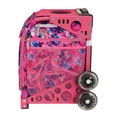 thumbnail image 2 of Zuca 18" Sport Bag - Romantic Botanic with Flashing Wheels (Pink Frame), 2 of 6