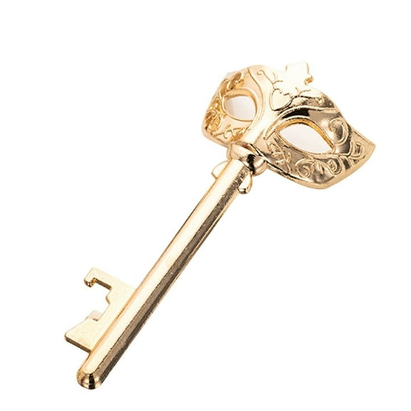 AOOOWER Metal Mask Keys Shape Beer Cap Bottle Opener Zinc Alloy Drinks Bottle Opener