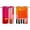 Orange Black Yellow, variant on Pink Orange Kitchen Curtains 84 Inch Length, Geometric Modern Abstract Oil Painting Grommet Top Bedroom Living Room Curtains, Light Filtering Cafe Curtain Drapes 2 Panels Set 104''x84''