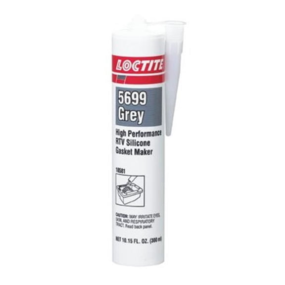 Henkel Corporation 5699 Grey High Performance RTV Silicone Gasket Maker, 300 mL Cartridge - 1 CTG (442-135270)