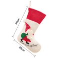 thumbnail image 3 of Christmas Stockings Soft Handmade 2PCS Holiday Hanging Socks Santa Stockings, 3 of 10