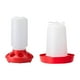 thumbnail image 2 of Comedero para aves de corral de 1kg y bebedero para de 1,5l, Kits de iniciación, equipo de alimentación para aves de corral, comedero para pa, 2 of 8