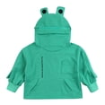 thumbnail image 3 of Mercatoo Toddler Girls 3D 𝐅𝐫𝐨𝐠 Style Pullover Hoodies 𝐅𝐫𝐨𝐠s Boys Sweatshirt Zip up Mouth Long Sleeve Shirt for 1 to 7 Years, 3 of 9