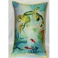 thumbnail image 1 of Betsy Drake ZP098 Betsys Tortue de Mer Jeter Oreiller&44; 20 x 24 Po., 1 of 1