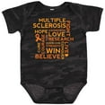 thumbnail image 3 of Inktastic Multiple Sclerosis Awareness Word Cloud Boys or Girls Baby Bodysuit, 3 of 5