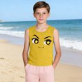 thumbnail image 4 of Niños Pequeños Camisola sin Mangas Suave Gradiente Impresión Moda Lindo Fondo para el Uso Casual Y Ocasiones Especiales, 4 of 8