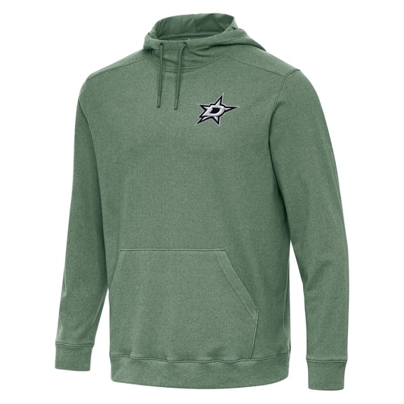 Men's Antigua Hunter Green Dallas Stars Cloud Pullover Hoodie