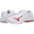 thumbnail image 7 of Mizuno Wave Lightning Z6 Women's Volleyball Shoe, Size 11.5, White-Red (0010), 7 of 7