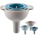 thumbnail image 1 of ChaojunUK Direct Funnel Kitchen 4-in-1 multifunctional funnel set 3-piece funnel with handle and removable filter, 1 of 5