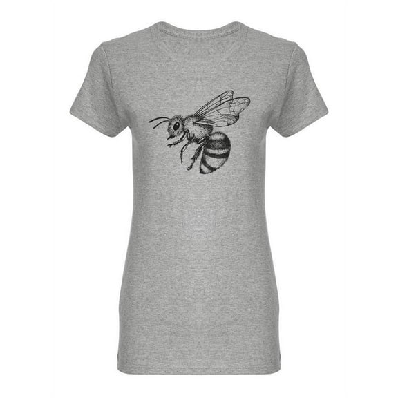 Honey Bee Engraving. T-Shirt Women -Image by Shutterstock, Female 3X-Large