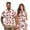 Cherry Heart Print, variant on Matching Couple Golf Shirts Parrot Print His Hers Quarter Zip Quick Dry Breathable Athletic Outfit for Golf Tennis Summer Casual Wear Mr Mrs Gift Set