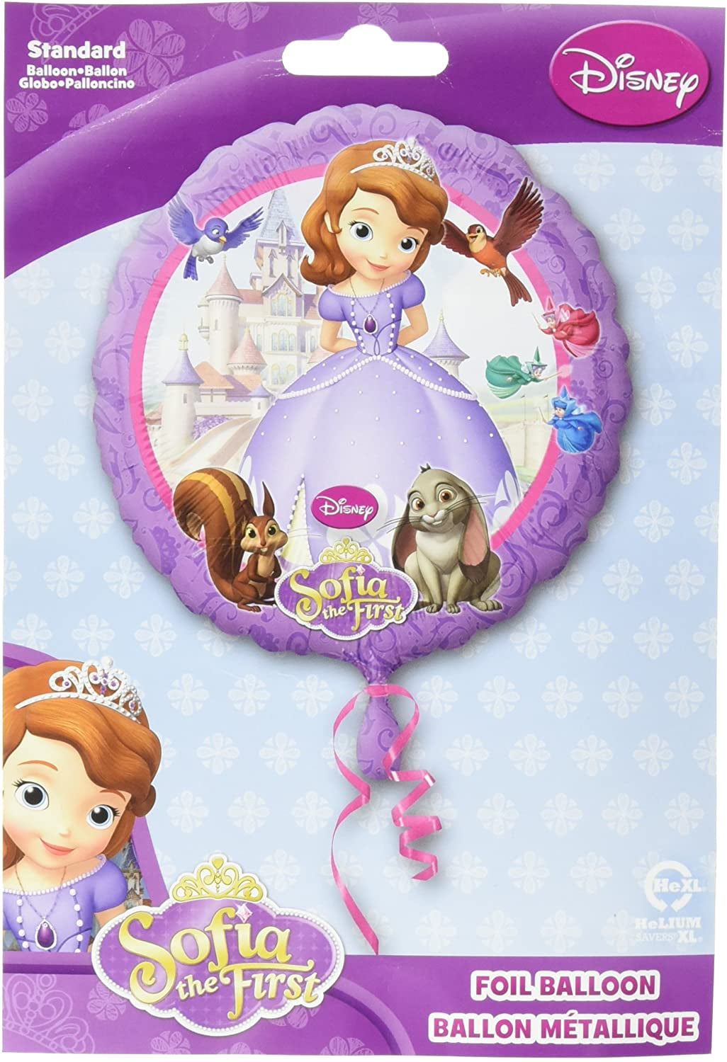 Sofia The First Happy Birthday Balloon Disney Princess Foil Helium