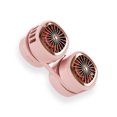 thumbnail image 3 of Ventilador de cuello colgante plegable USB carga de 360 ​​grados bolsillo fanáticos sin hojas corbatas eléctrico oficina de verano equipo de enfriamiento rosa Noticed HA059207-04B, 3 of 7