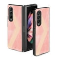 thumbnail image 2 of Techcircle Case for Samsung Galaxy Z Fold 4 7.6" inch 2022, PU Leather Backplane Secure Warp Wireless Charging Anti-fall Shockproof Anti-fingerprint Luxury Elegant Folding Case, Pink, 2 of 7