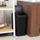 thumbnail image 5 of Bote de basura Tyminin con tapa abatible de plástico, 16 L, negro, 5 of 7
