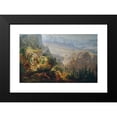 thumbnail image 2 of Franz Krammer 14x11 Black Modern Framed Museum Art Print Titled - Emperor Maximilian I on the Capricorn Hunting (1831), 2 of 5