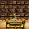 thumbnail image 1 of 3D Bookshelf PVC Sticker Wall Stickers Wallpaper Living Room Decoration, 1 of 7