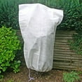 thumbnail image 2 of Tela no tejida de 60 x 110 cm para plantas, árboles, flores, plantas, jardín, invernadero, protección contra el frío invernal (blanco), 2 of 7