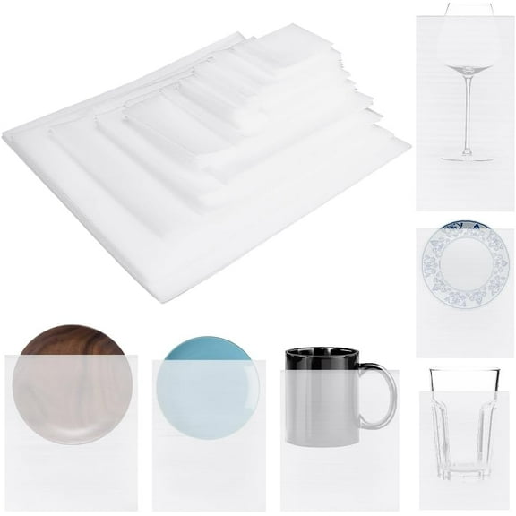 DIY 70Pcs Cushion Foam Pouches 14 Sizes Moving Dishes Packing Kit Plate Packing Sleeves for Moving Foam Packing Sheets for Packing Dishes China Plate Shipping Packaging Cushioning Supplies DIY