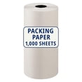 thumbnail image 2 of Packing Paper Roll 1440'L x 18"W - 1,000 Sheets 17” Long Equivalent - Large White Newsprint for Shipping, Packaging, Storage and Moving Supplies, 2 of 5