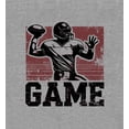 thumbnail image 4 of "Game" Sports Football Adult Heather Gray Crew Neck Short Sleeve Tee-Large, 4 of 4