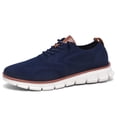 thumbnail image 3 of Zapatos para caminar de malla para hombre zapatillas planas informales ligeras para caminar y correr, 3 of 9
