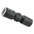 thumbnail image 1 of Rod Connector Curtain Rod Stainless Steel Shower Room Connector Rod Adjustable for Window black, 1 of 9