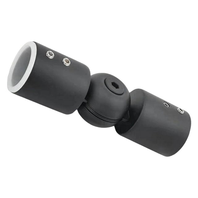 Rod Connector Curtain Rod Stainless Steel Shower Room Connector Rod Adjustable for Window black